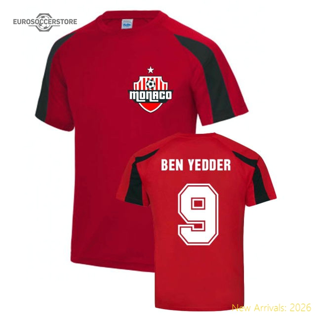 Wissam Ben Yedder Monaco Sports Training Jersey (Red)-PitchVibe Kits